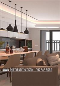 Thiết kế nội thất căn hộ chung cư cao cấp hiện đại tại Timescity