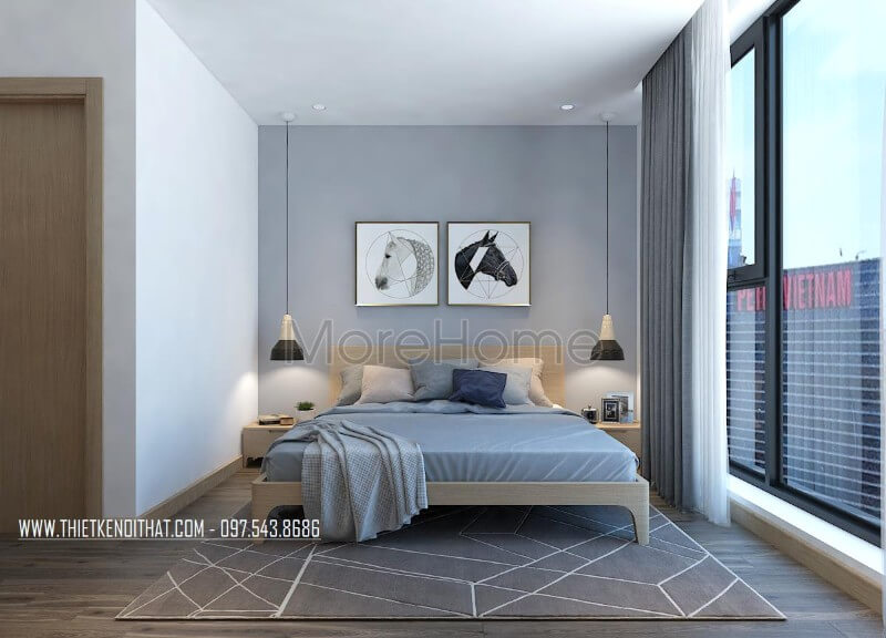 Giường ngủ chung cư hiện đại Giường ngủ chung cư hiện đại