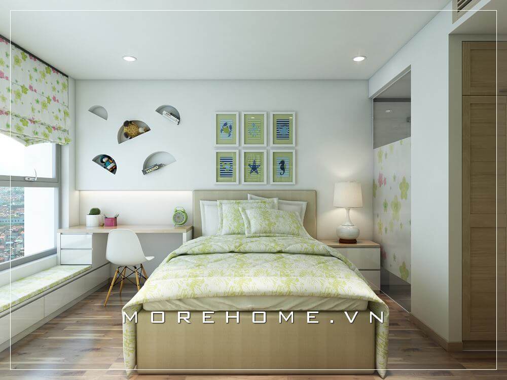 Giường ngủ chung cư hiện đại Giường ngủ chung cư hiện đại