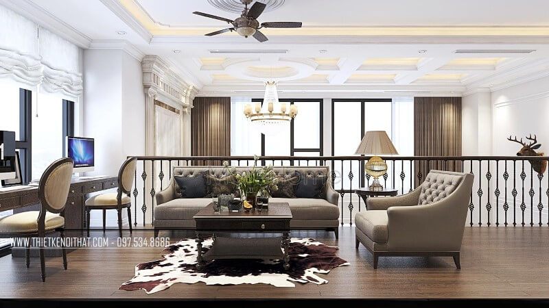 Tạo ấn tượng về không gian với kiểu mẫu bàn trà gỗ óc chó hiện đại đẹp cao cấp này