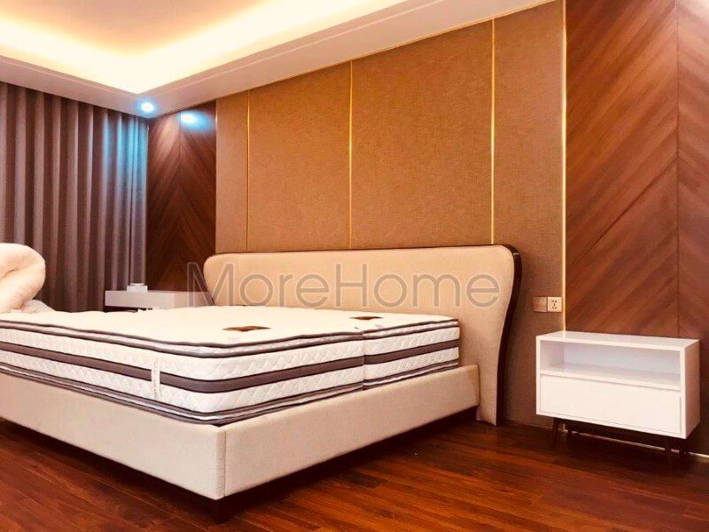 Thi công nội thất phòng ngủ đẹp đương đại cho nhà lô phố Sở Dầu Hải Phòng
