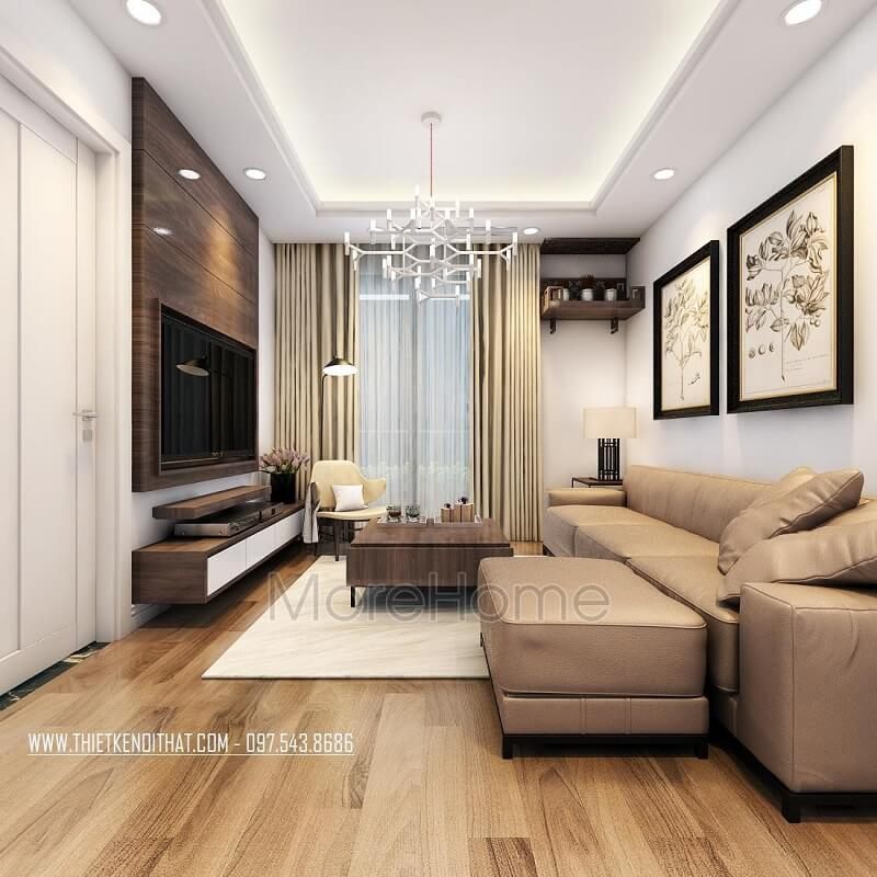 Với không gian căn hộ chung cư diện tích hạn thế thì mẫu bàn thờ treo tường đẹp là sự lựa chọn hợp lí cho gia chủ.