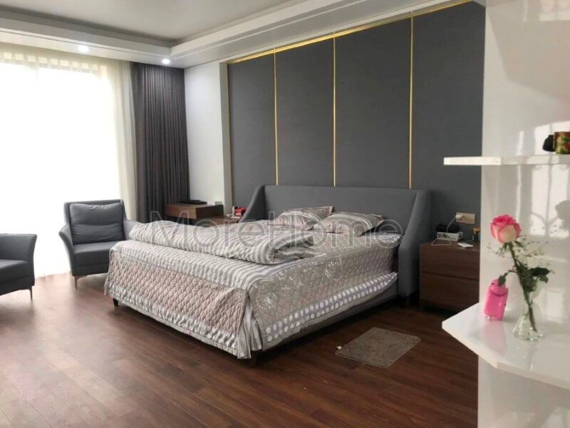 Công trình thi công nội thất cho phòng ngủ master ở nhà lô phố Hải Phòng đẹp đến mức nào.